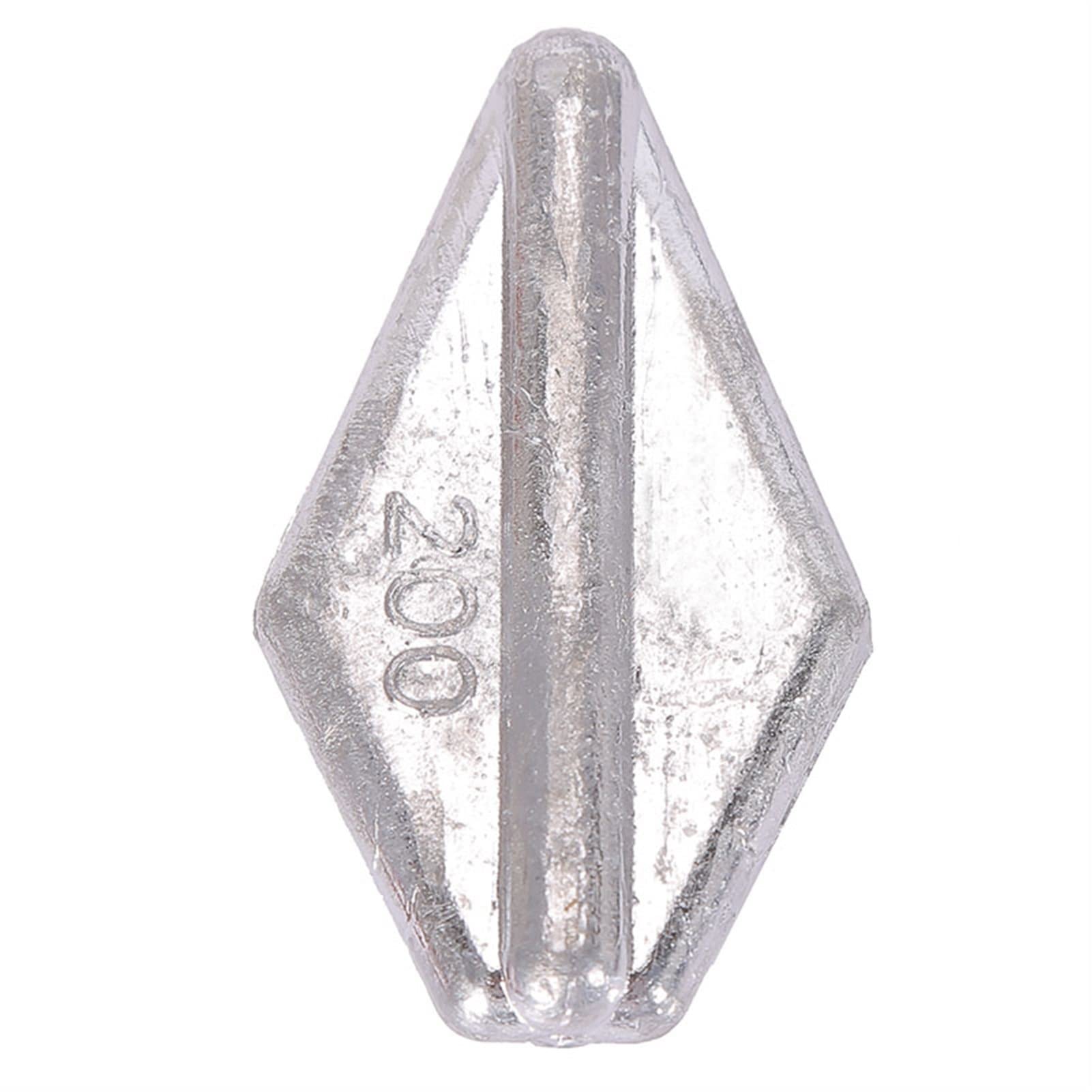 10 Piezas Plomeros de Pesca de Plomo con Escala de Peso Tipo Carambola Pesos de Pesca en el mar Núcleo de plástico Aparejos de Terminal de Pesca al Aire Libre para Agua Dulce Salada