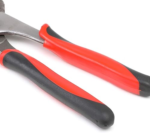 Miniatura 4 de DNA Motoring TOOLS-00074 - Alicates para juntas de ranura de 8 pulgadas, alicates endurecidos con dientes tratados térmicamente, agarres de PVC,