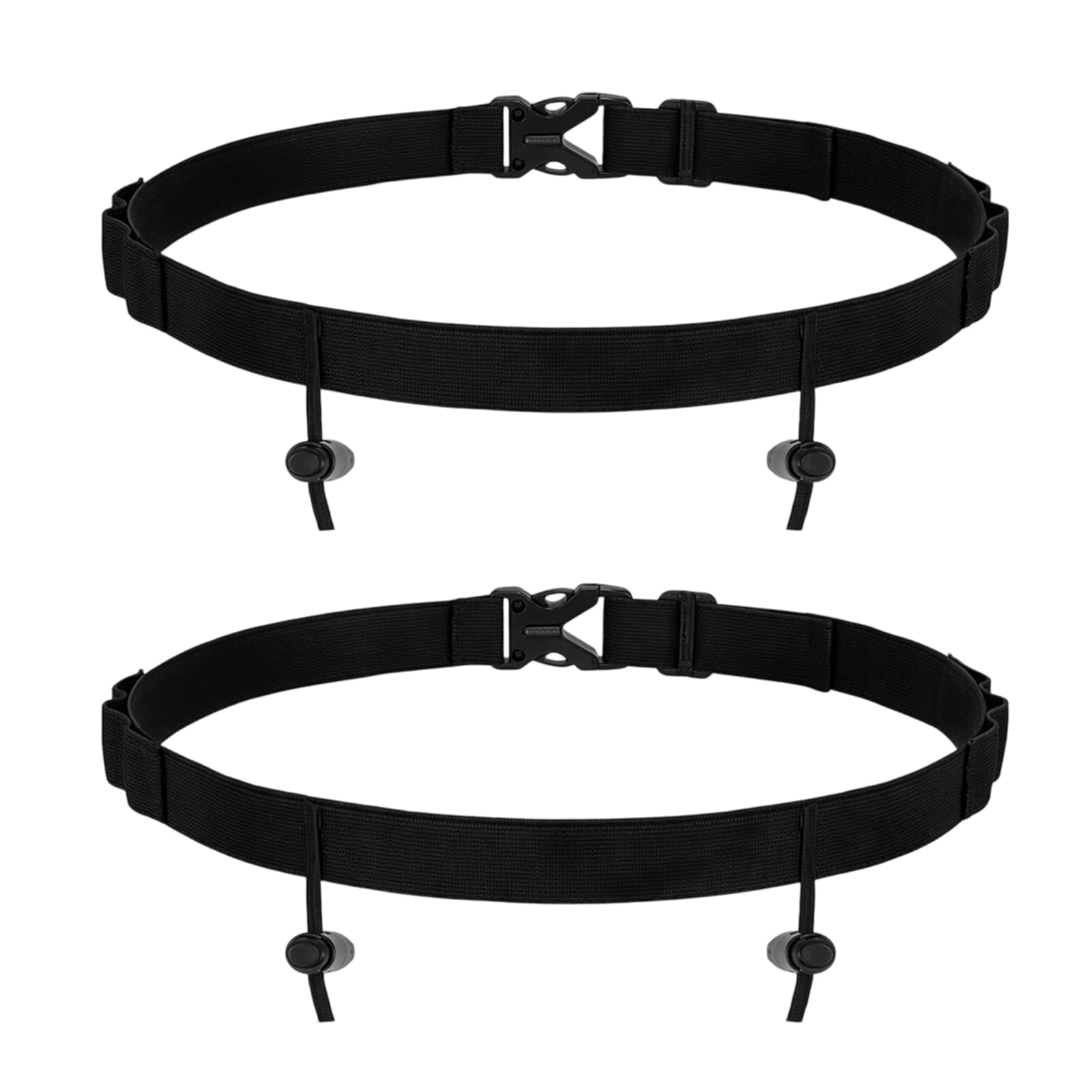 2 Pcs Adjustable Triathlon Race Belt, Lightweight Race Number Belt, Practical Race Belt Triathlon for Marathon & Racing Events