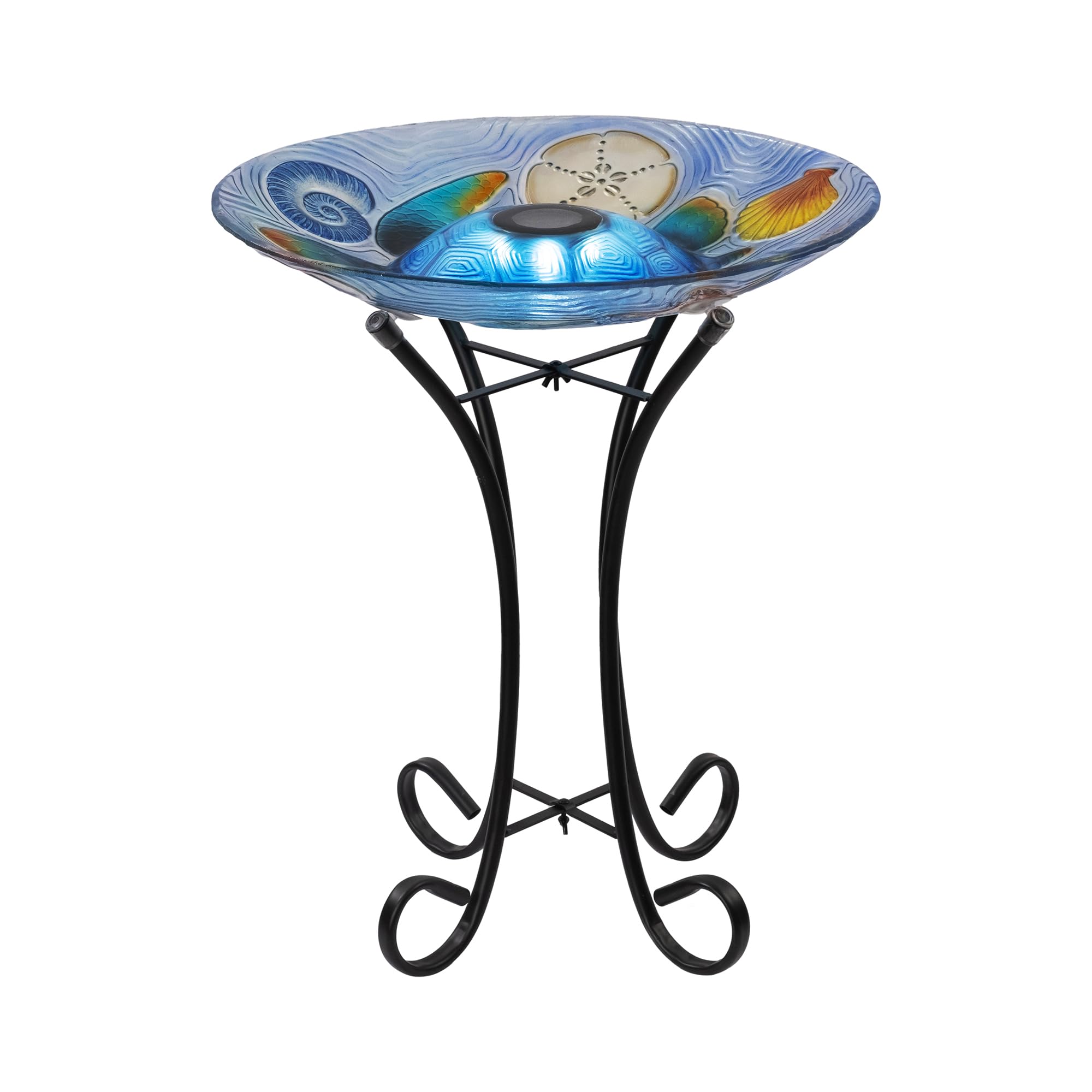 Solar Sea Turtle Bird Bath