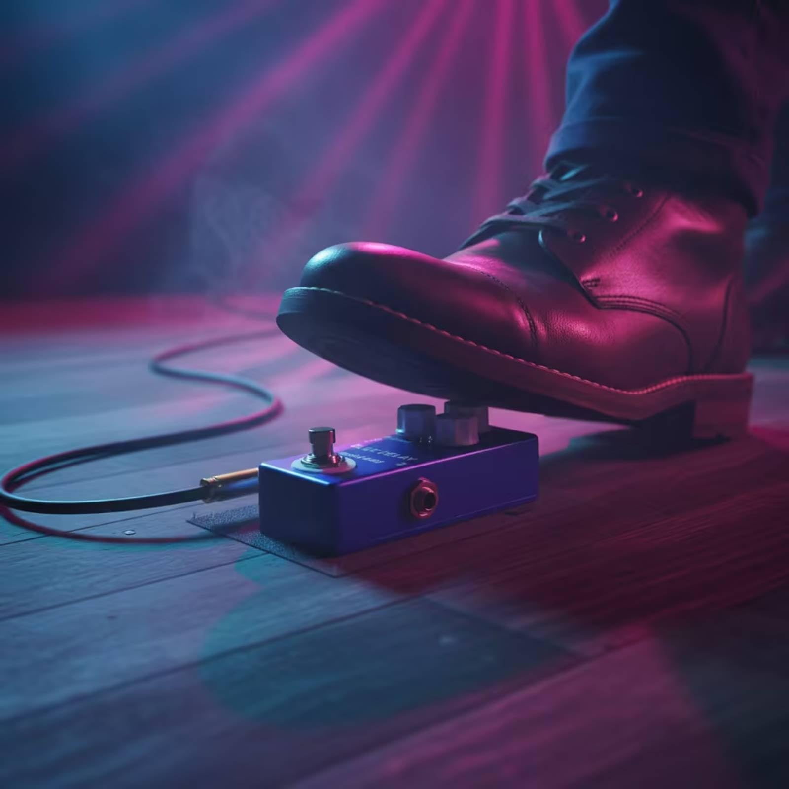 Analog-Delay Pedalboardfreundlich Gitarren-Delay-Pedal Tour-Tauglich Effektpedal mit Metallgehäuse für E-Gitarristen, Proberaum