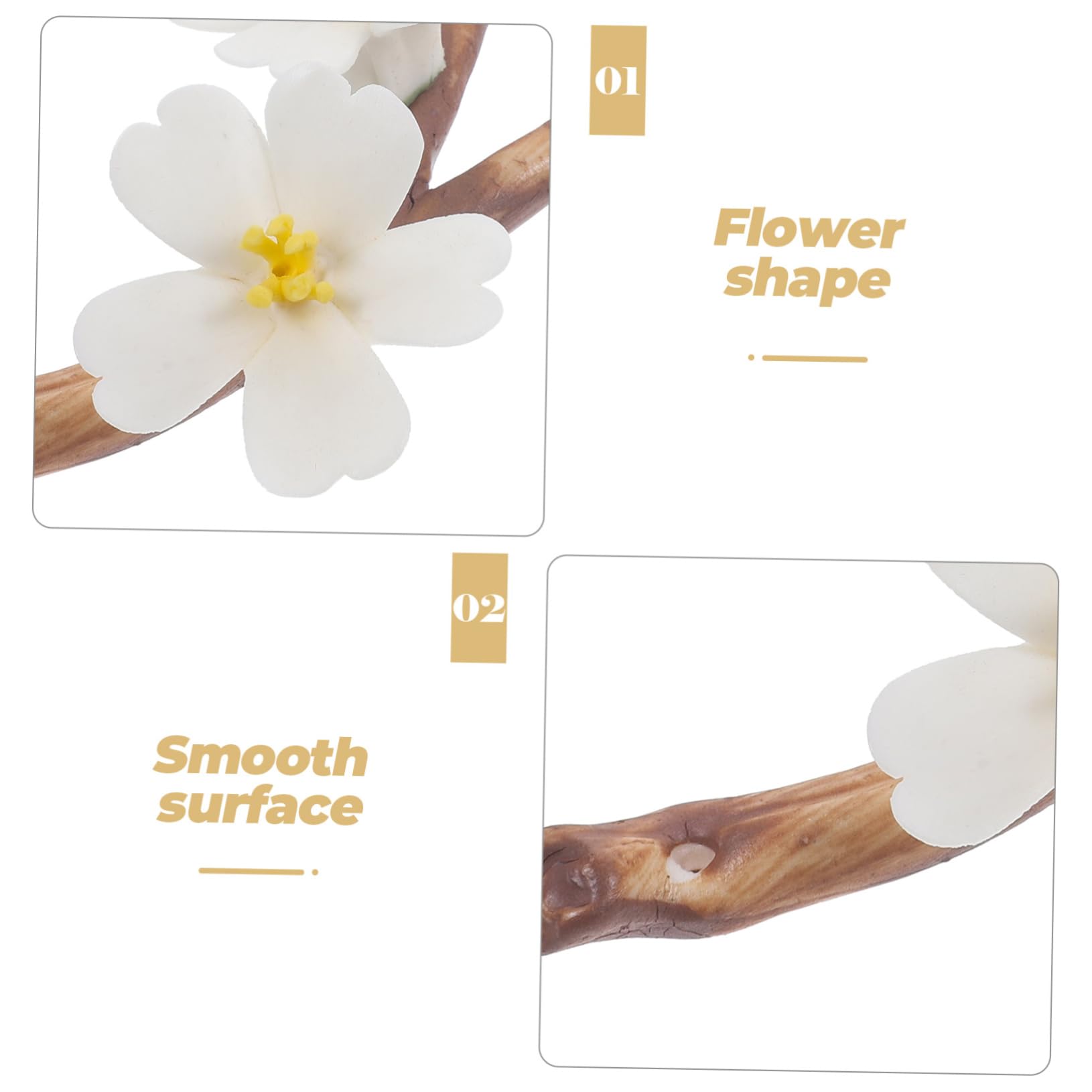 5stücke Ceramic Flower Branch Räucherstäbchenhalter Handgefertigte Dekorative Aromatherapie Für Büro Yoga Und Meditation Für Zu Besonderen Anlässen