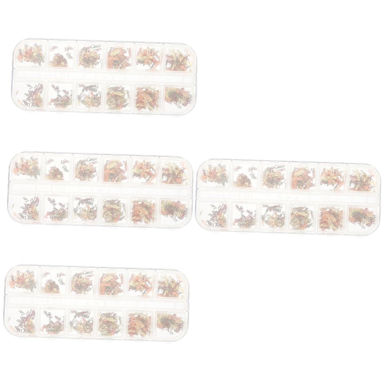 Healeved 4 Cajas Adornos Del Alfabeto Del Zodiaco Pegatinas De Letras Clavos De Clavos Gemas Manicura Joyas De Niña Uñas Gemas 3d Pegatinas Encanto Decoraciones Lámina De Cobre