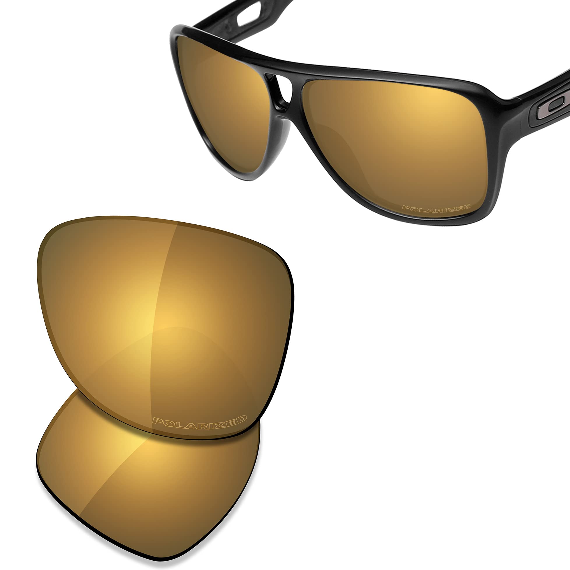 Saucer Premium Ersatzgläser für Oakley Dispatch 2 OO9150 Sonnenbrillen