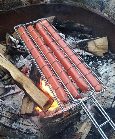 Rome Campfire Full Pack Hot Dog Roasters, Set of 2