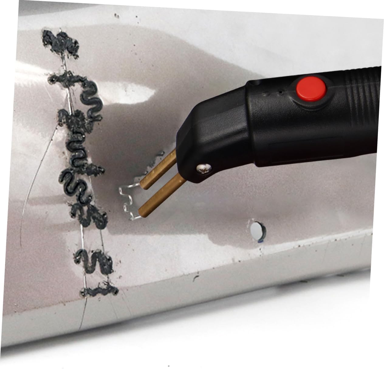 Car Bumper Repair Machine Plastic Welding Kit Hot Stapler Tool Auto Body Repairing Kit