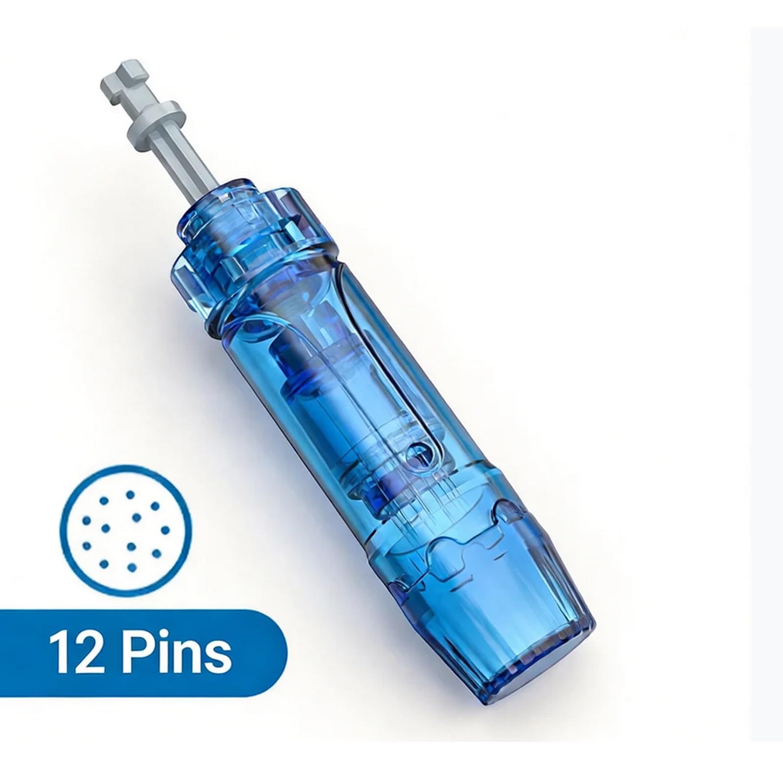 10 Stück Dr.Pen M8S Cartridges 12 Pins 0,25 mm Nadelkopf aus 304 Edelstahl | Einweg-Kartuschen, 12 Pins für tägliche großflächige Haushautpflege, für Dr. Pen Ultima M8S A8S A11 A9 Microneedling Pen