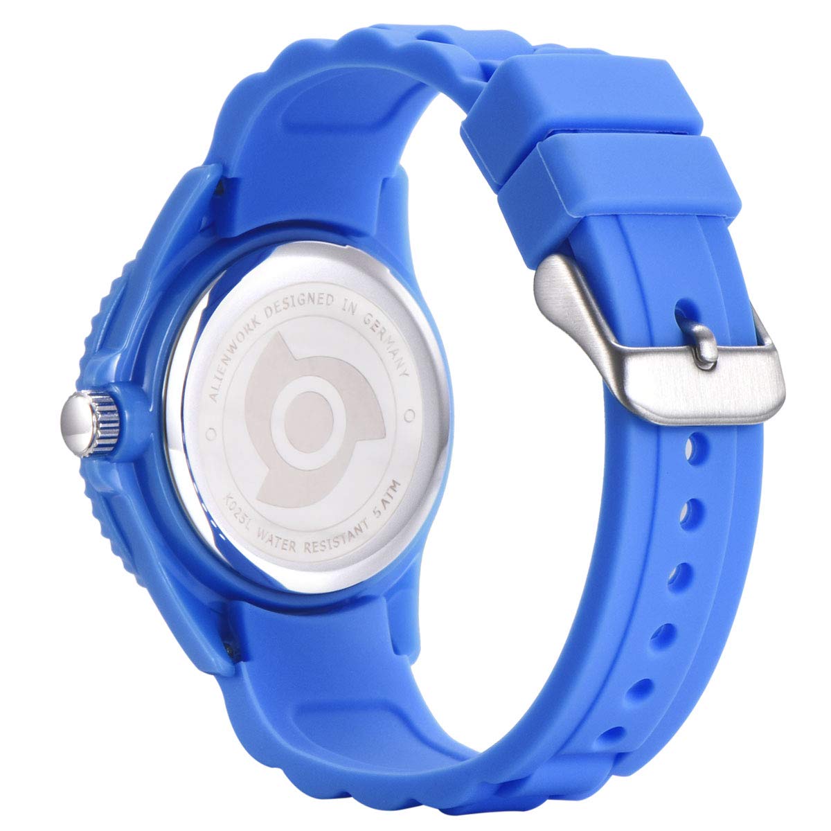 Alienwork Kids Orologio di Apprendimento Bambini Ragazzi Ragazze Tempo di Apprendimento Impermeabile 5 ATM