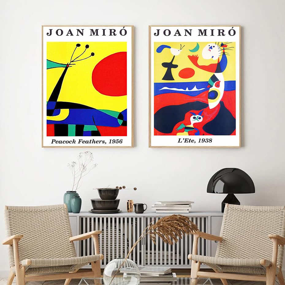 Amazon.co.jp: ジョアン・ミロ ポスター カラフル ジョアン・ミロ 版画