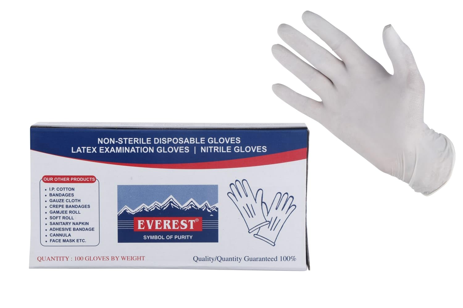 Everest Non Sterile Disposal Gloves I Latest Examination Gloves I Nitrile Gloves (B0CXDN729S) Amazon Price History, Amazon Price Tracker