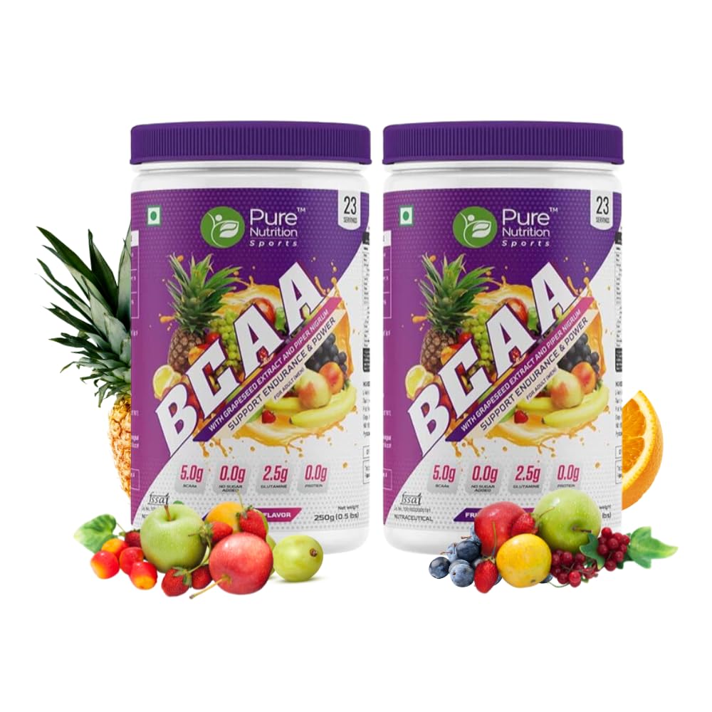 See full amazon price history chart for Pure Nutrition BCAA 2:1:1, Fruit Punch Flavor with L-Glutamine, Electrolytes, Grapeseed & Piperine, No Sugar Amino Acid Supplement, Muscle Recovery Drink for Muscle Growth, 250g, 23 Servings (Pack 2) Pure Nutrition BCAA 2:1:1, Fruit Punch Flavor with L-Glutamine, Electrolytes, Grapeseed & Piperine, No Sugar Amino Acid Supplement, Muscle Recovery Drink for Muscle Growth, 250g, 23 Servings (Pack 2) (B0D6BHH7SR) Amazon Price History, Amazon Price Tracker