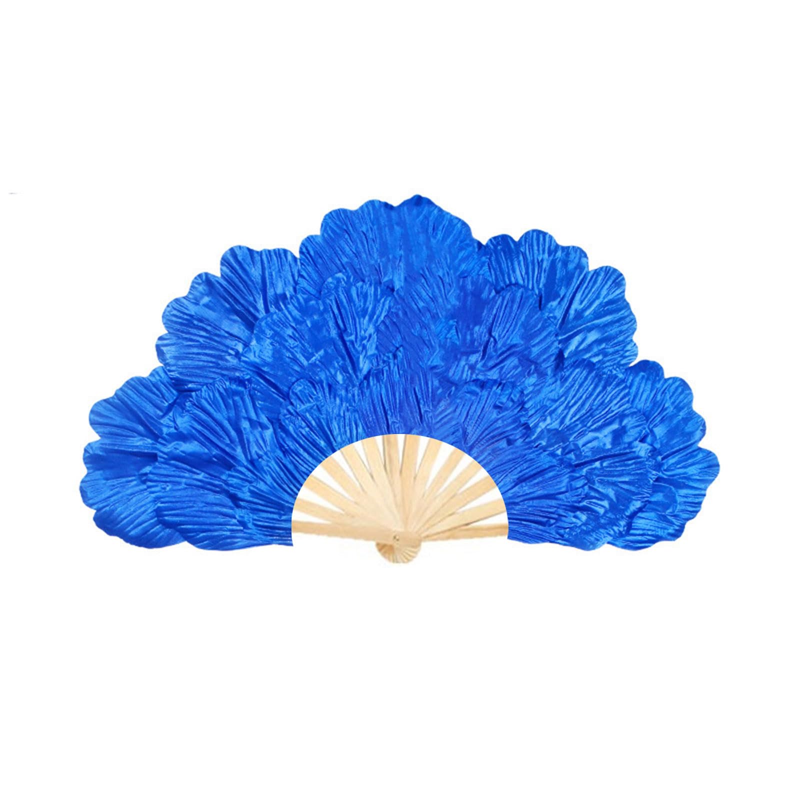 Nucelit Large Peony Petal Fan Multilayered Flower Folding Hand Fan for Performers Dancing and Cultural Event Decoration Decorative