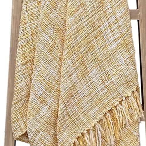 Olivia Rocco French Tonal Throw Super Soft Chenille Sofa Bed Chair Cover Throws Tasselled Decorative Blanket Super Soft Warm Cozy Perfect Covers for Large Sofas Beds (Ochre, 130 x 170 cm) - Cosy Home Interiors Olivia Rocco French Tonal Throw Super Soft Chenille Sofa Bed Chair Cover Throws Tasselled Decorative Blanket Super Soft Warm Cozy Perfect Covers for Large Sofas Beds (Ochre, 130 x 170 cm) - Image 6