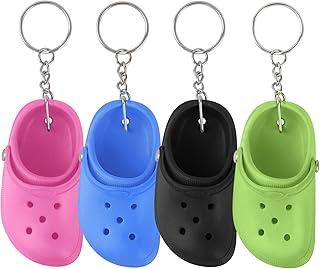 Cute Shoe Keychains Bulk for Women Men Kids Party Favors, Mini Key Chains for Car Handbag Backpack Birthday Gifts