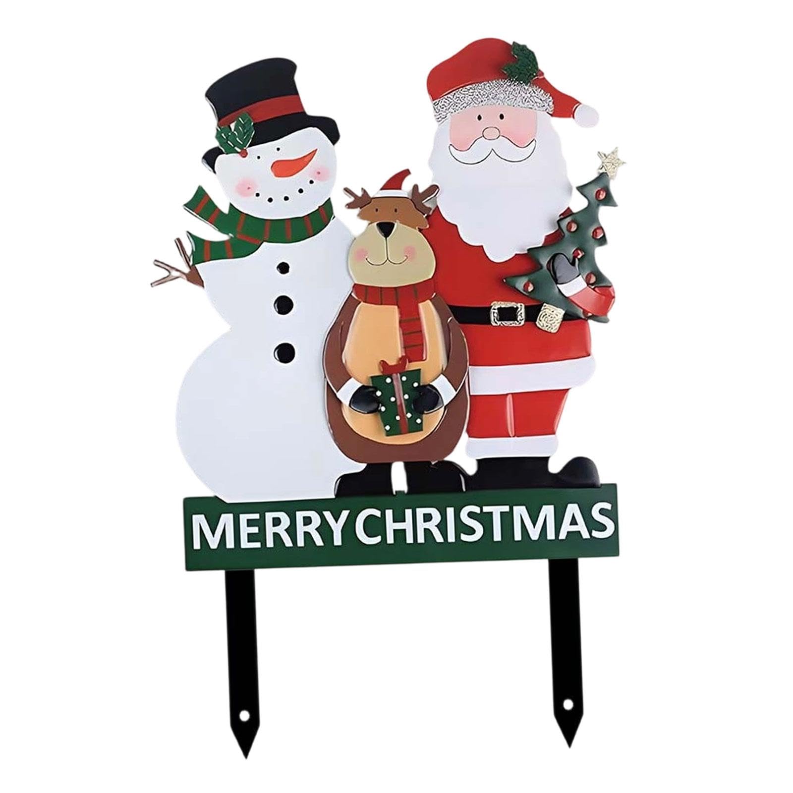Club Bollywood®Xmas Yard Sign Creative Christmas Decoration for Farmhouse Outside Courtyard|Home & Garden|Home Décor|Plaques & Signs-picture-17