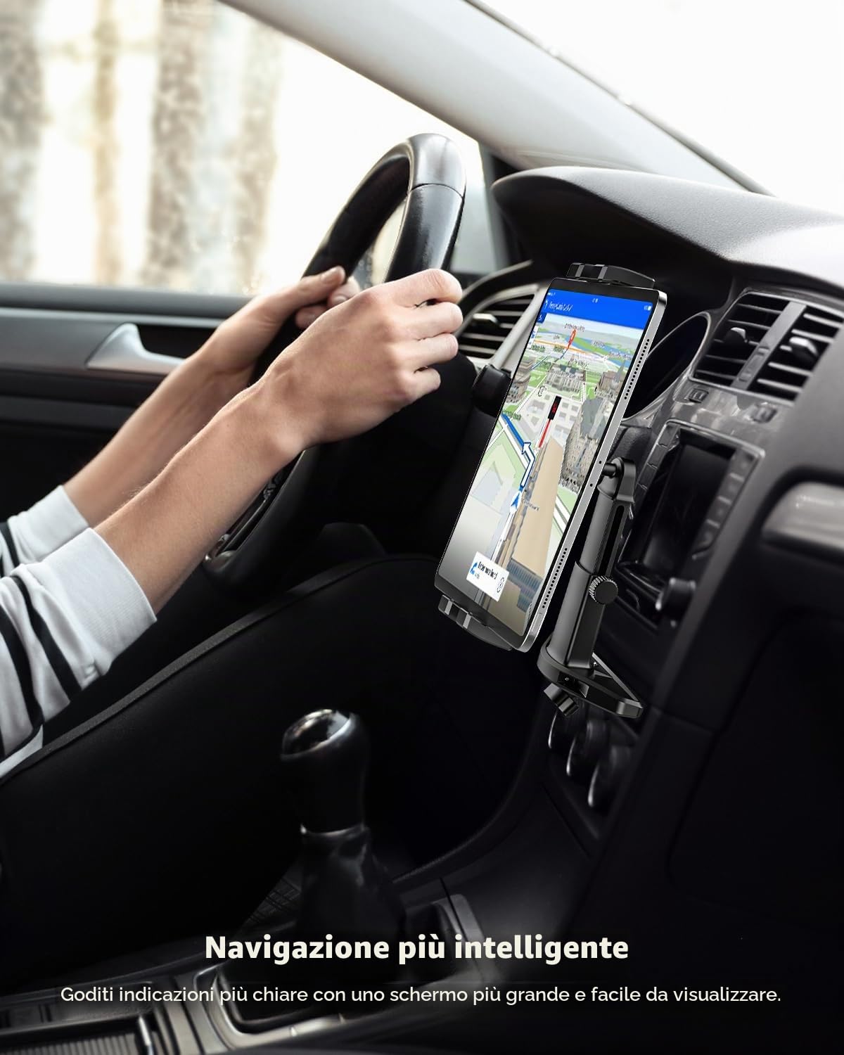 Supporto Tablet Lettore CD Auto, Porta Tablet Auto CD Slot