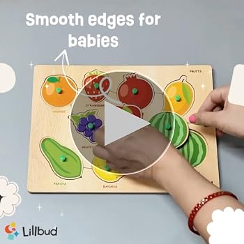Buy Wooden Fruit Sorting & Stacking Toy (1–3 Years) – Puzzle for