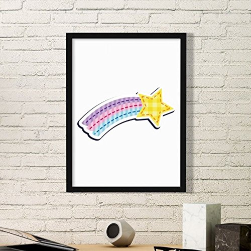 Cadre simple meteor alien pour decorer un mur vide sans effort