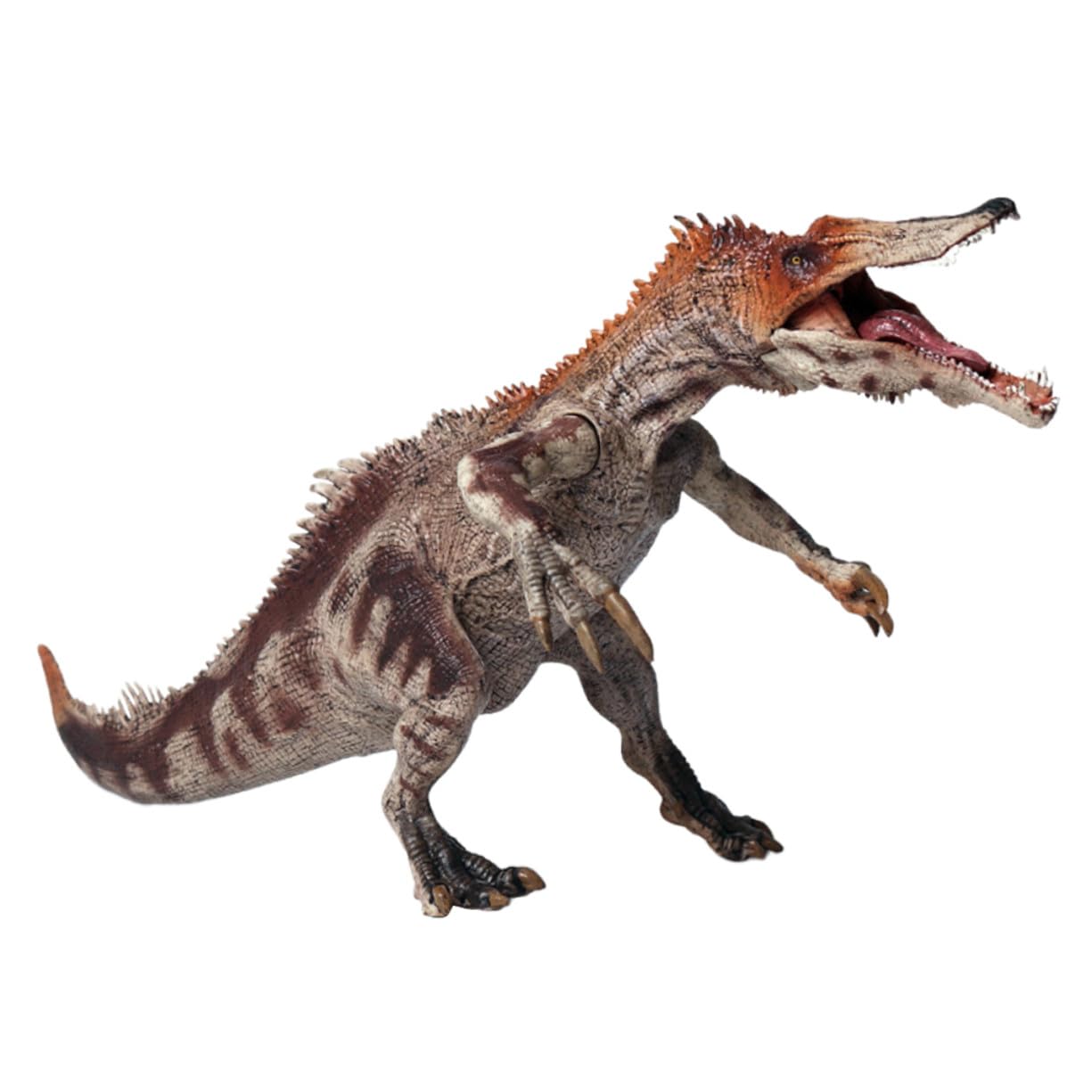 Modelo de Dinosaurio Realista de Plástico Marrón, 1 | Obsequio de Cumpleaños para Niños, Diseño Jurásico de Colección, Figura Sólida