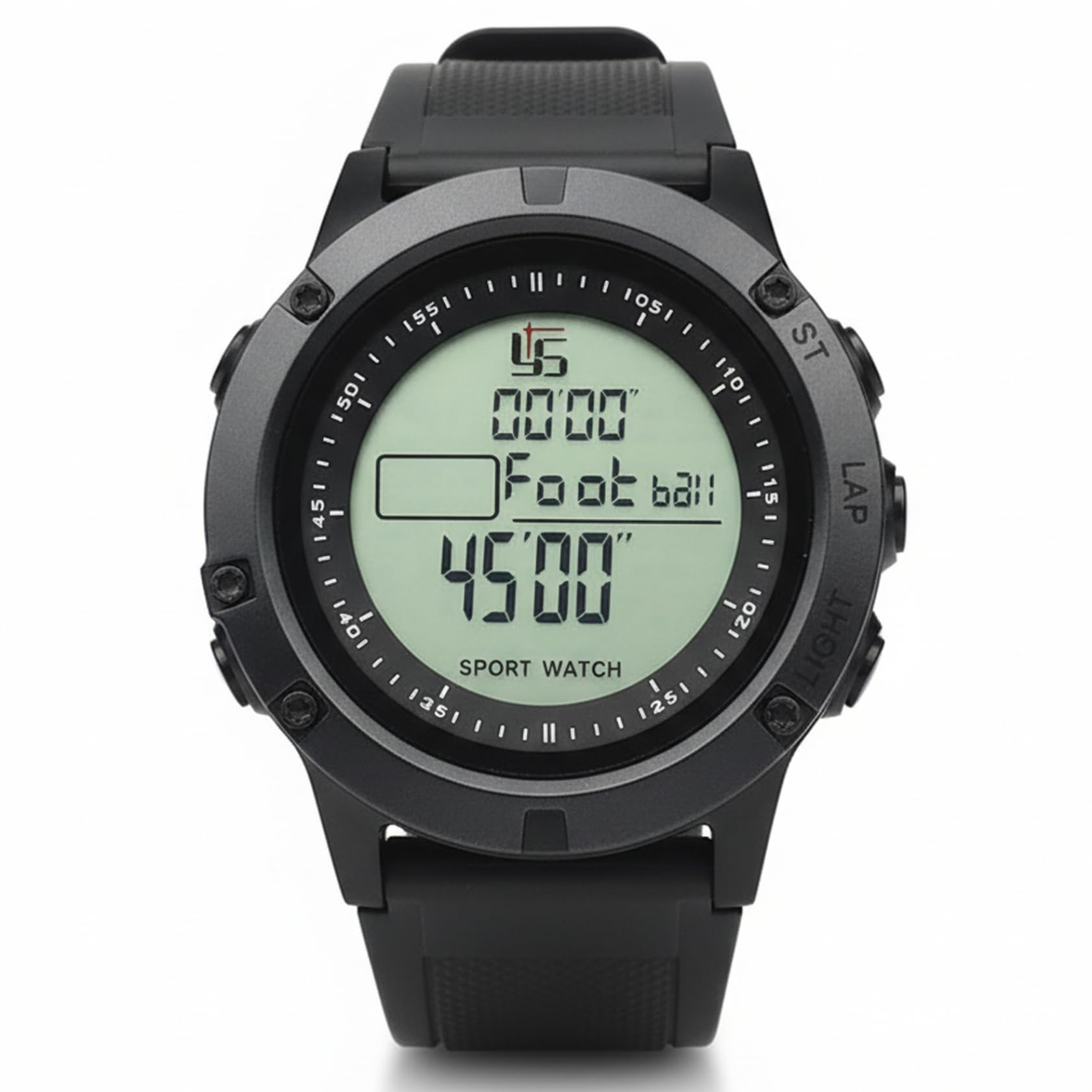 Soccer Referee Watch with Stopwatch Professional Waterproof Stopwatch Timer with Night Light Display for Coaches Referees Sports Training