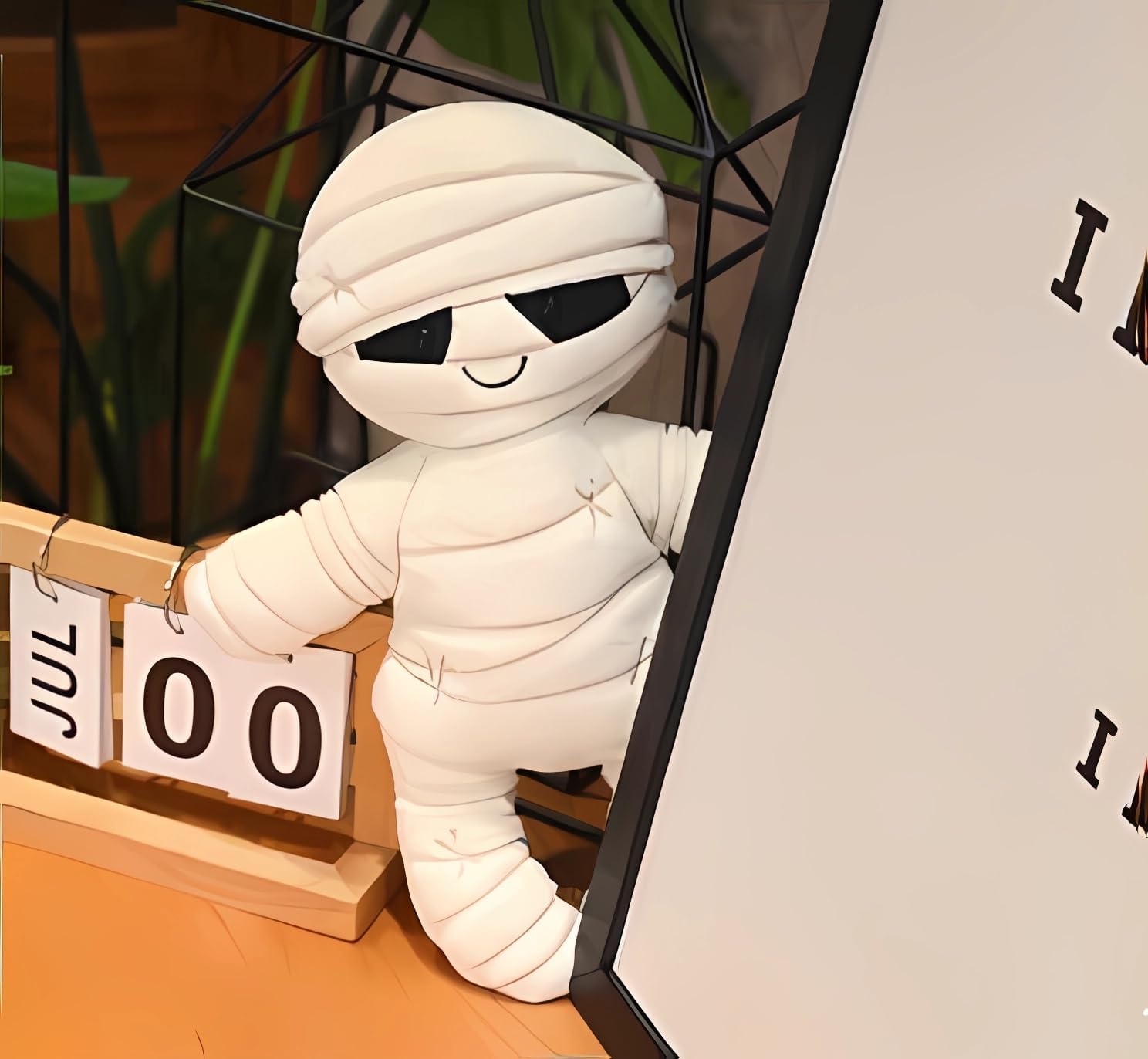 Halloween Plush Toy,13 inches Mummy Stuffed Animal Halloween Doll Easter Christmas Birthday Gifts for Girls Boys - Image 7