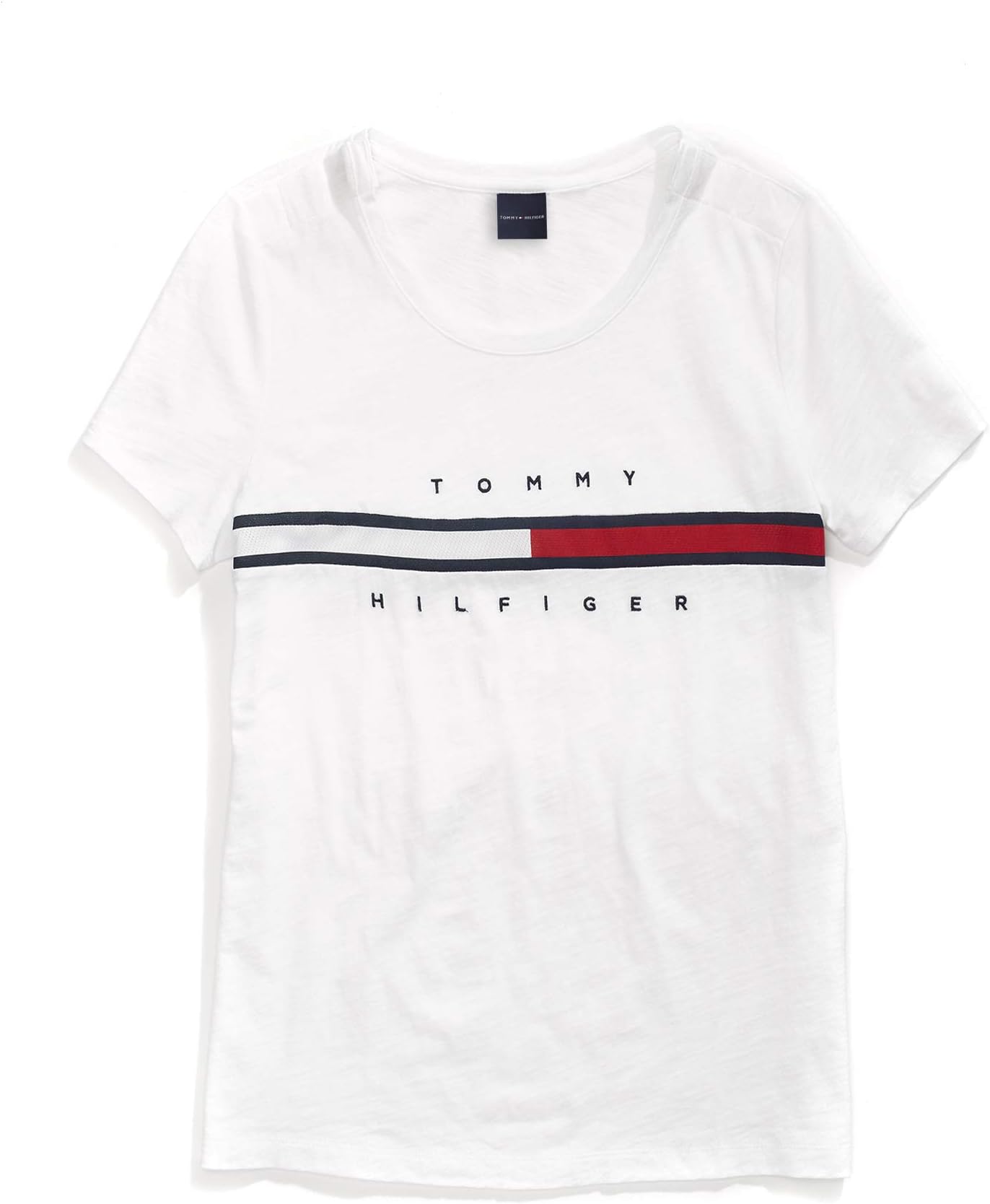 Women’s Adaptive Short Sleeve Signature Stripe T-Shirt with Magnetic Buttons