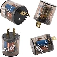 Vista 7 de 4 unids 2 pin 12 V señal de giro electrónico relé intermitente 2 clavijas 20 amperios para universal automóvil, motocicleta, bicicleta, scooter Fix