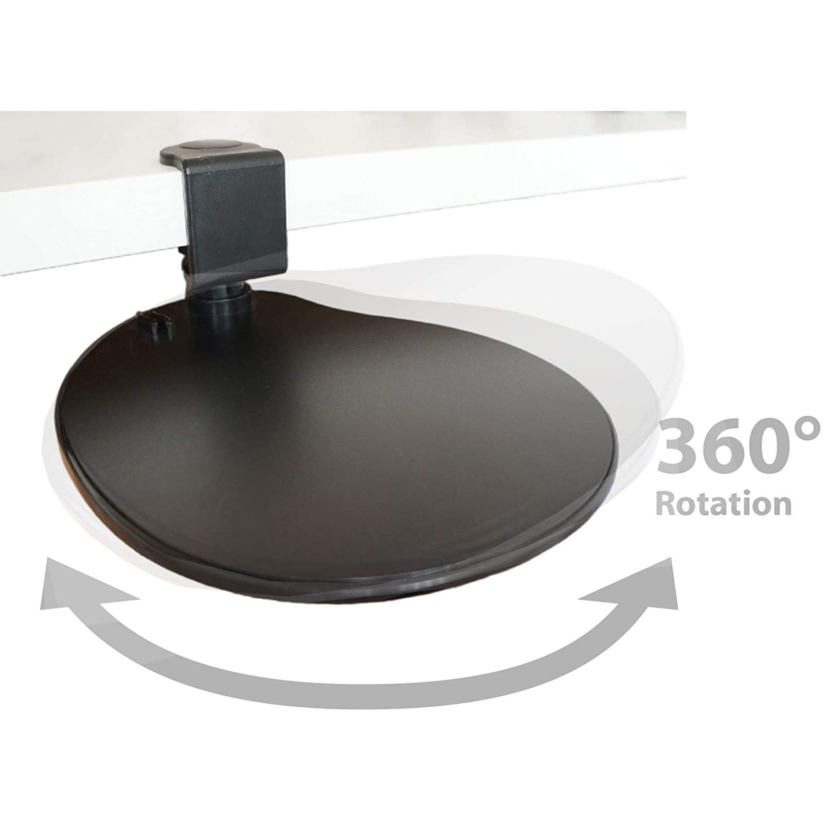 Ordenador reposabrazos Ajustable Brazo Apoyo para la muñeca para hogar y Oficina,Negro