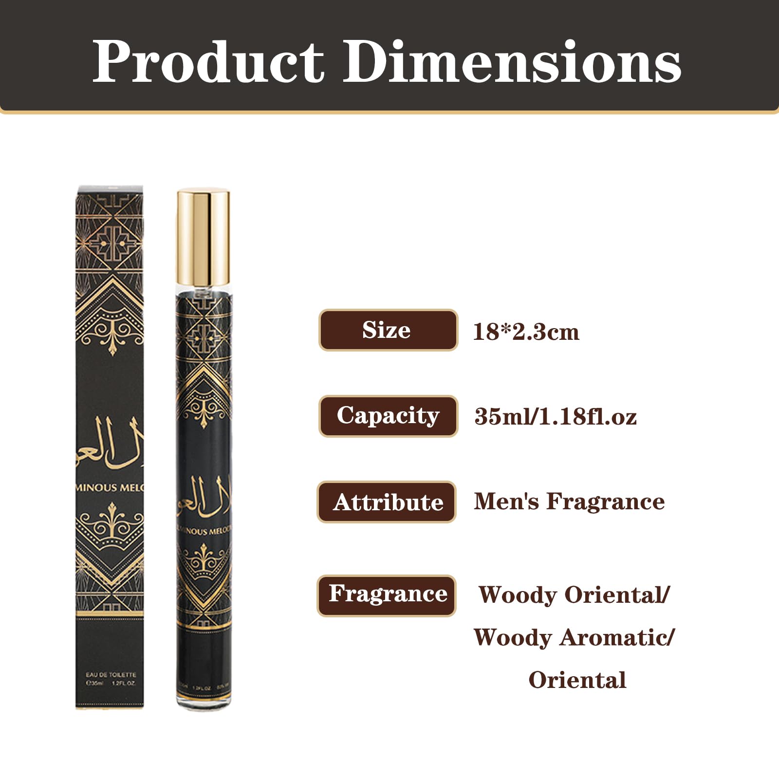 Parfüm Herren, 35ml Arabisches Duftset Für Herren Tragbares Mini-parfüm-geschenkset Langhaltende Düfte Geschenkset Für Jeden Tag, Geschenk Für Geburtstag Valentinstag Weihnachten Kosmetik