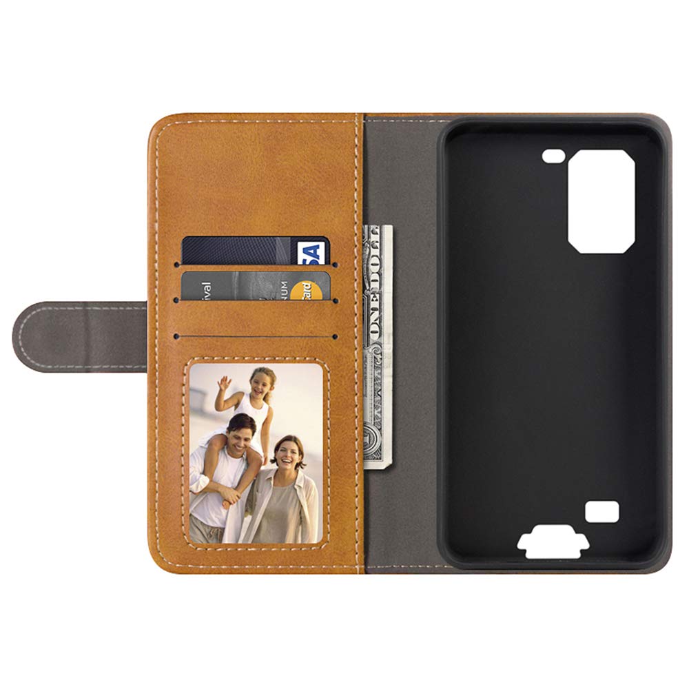 Custodia Portafoglio Con Finitura Scamosciata Per Ulefone Armor X13, Flip Cover Magnetica Con Slot Carte E Supporto (Blu) - 2