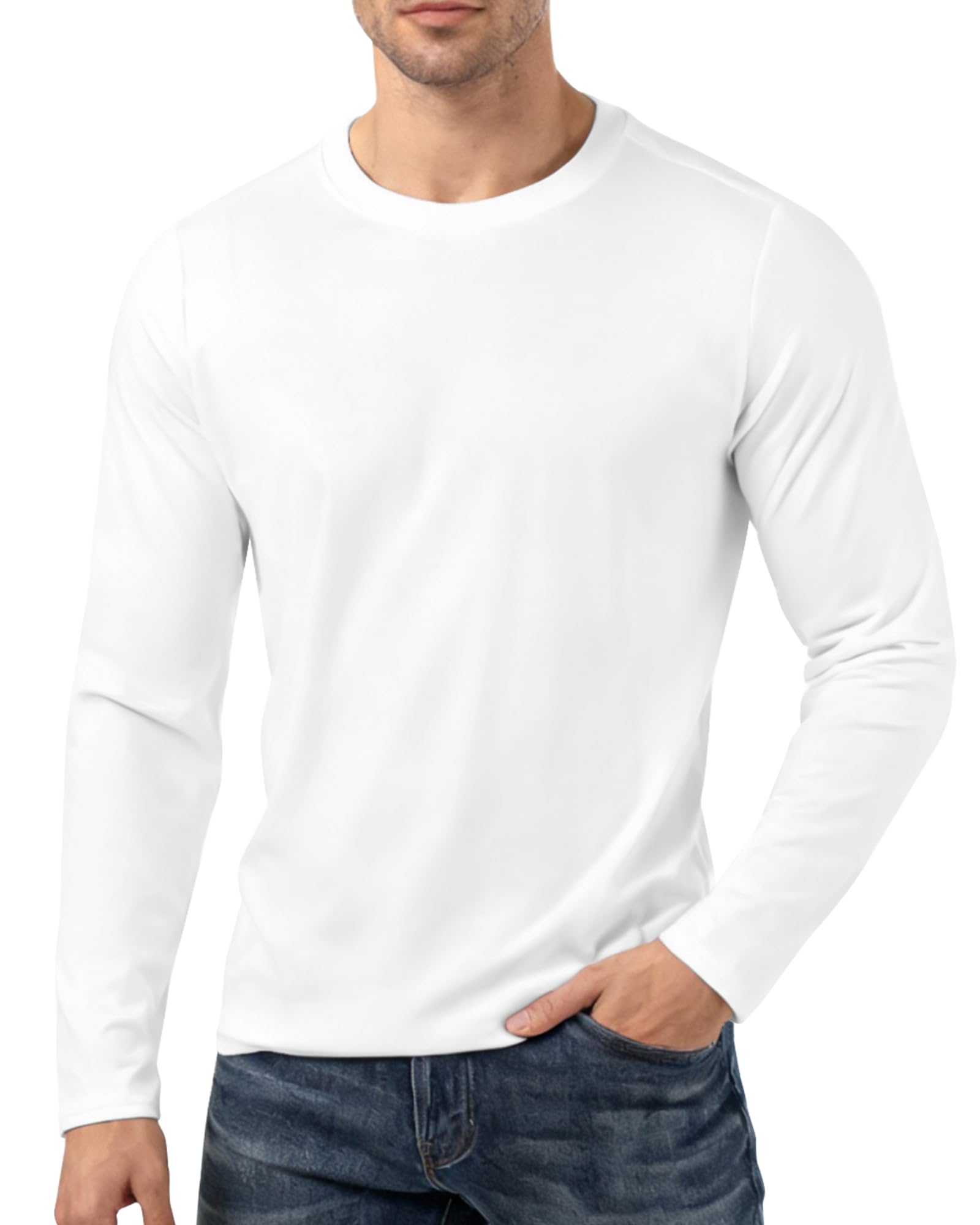 2 5 Pack Mens Sports T Shirts Crew Neck Breathable Quick-Dry Short Sleeve Lightweight Gym Tee for Athletic