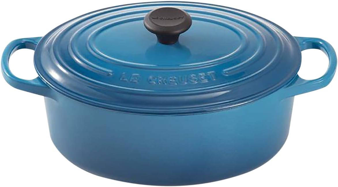 Le Creuset Signature Enameled Cast Iron Oval French (Dutch) Oven, 8 quart, Marseille