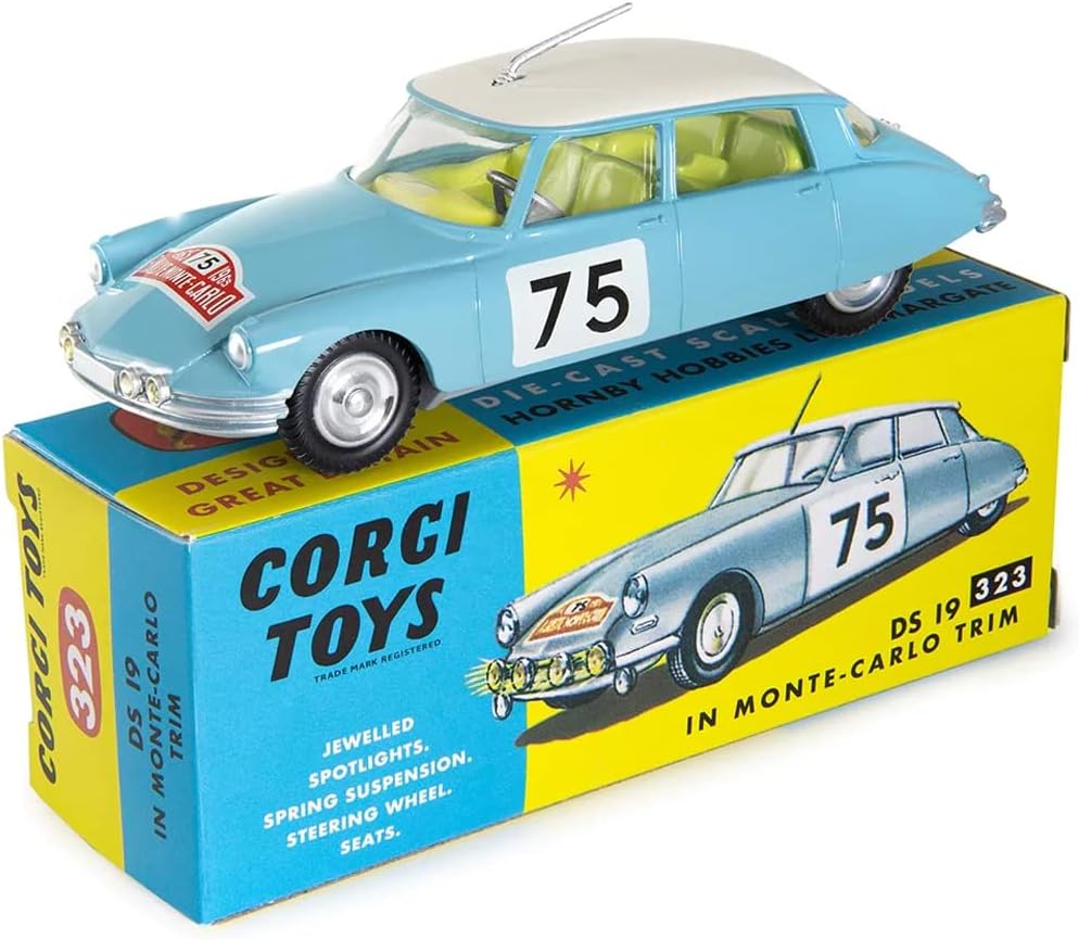 Corgi Model Club 323 - DS 19 Rally Car in Monte-Carlo Trim