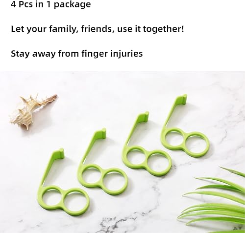 Miniatura 4 de 4 Pack Portable Desktop Cell Phone Stand, Universal Finger Holder Cradle for Samsung Galaxy, iPhone, iPad, Tablet, All Phones