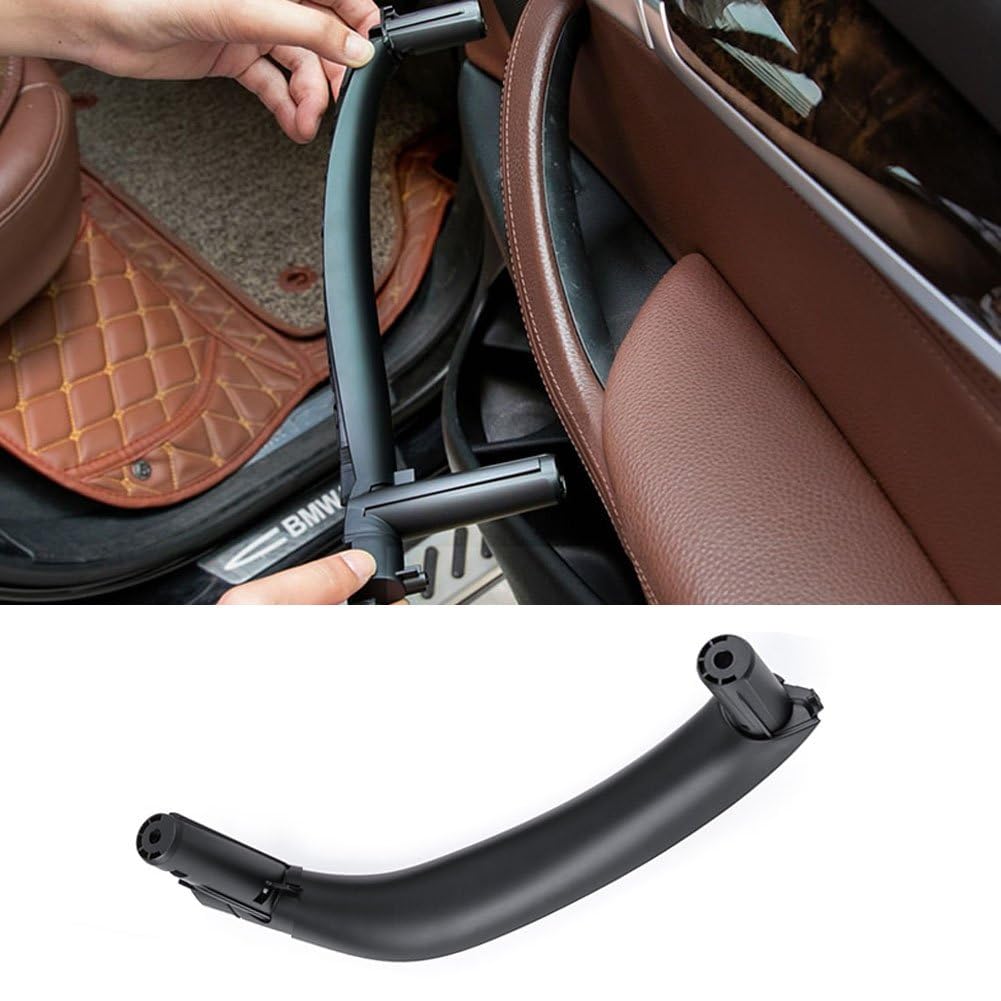Unifizz For BMW X5 X6 Door Pull Handle - Upgraded Replacement for 2014-2018 F15/F85 and 2015-2018 F16/F86 Models - Passenger Side Right Front/Right Rear Door Armrest Bracket Inner Door Trim Grab Cover
