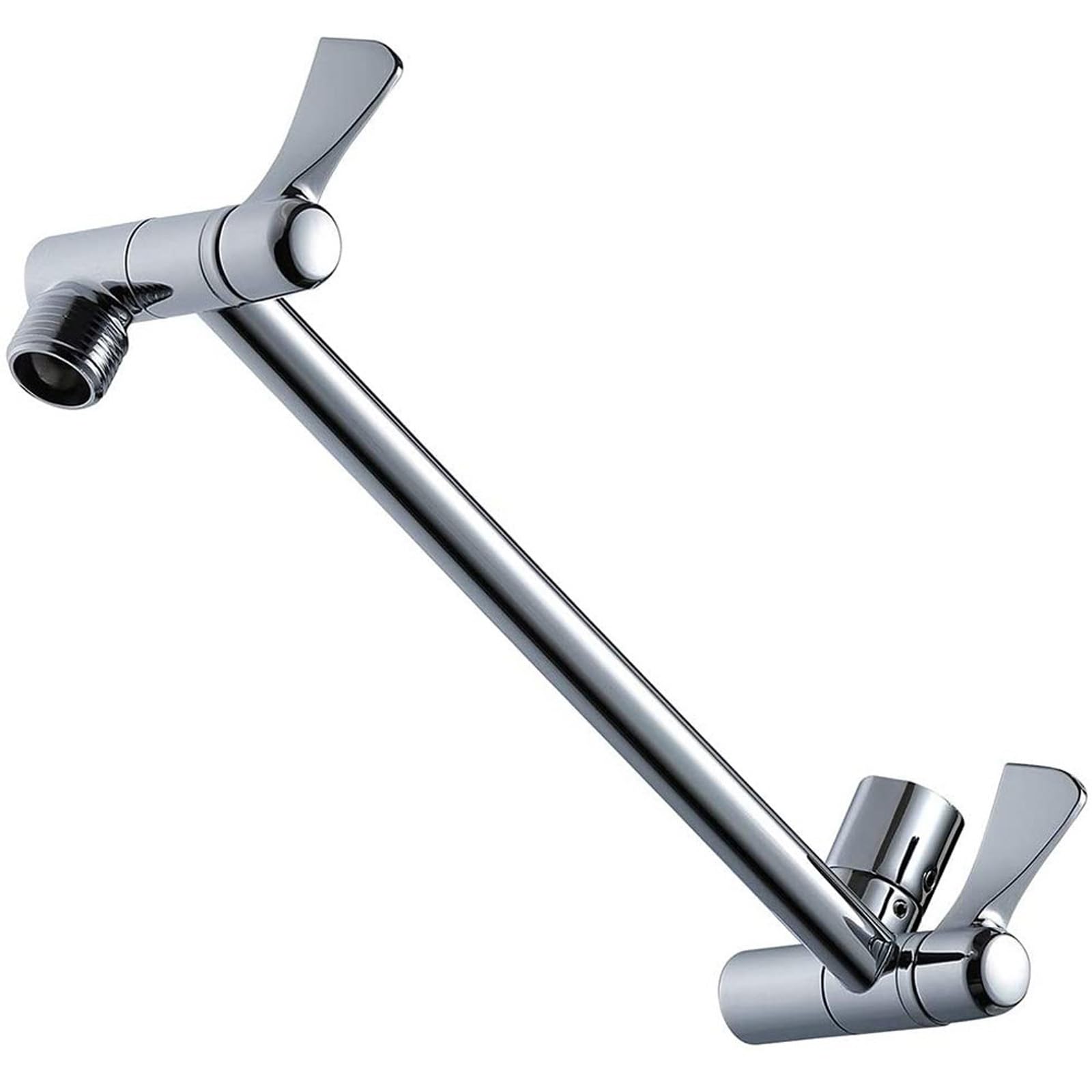 Piceioep Electroplating Color Metal Alloy Shower Extension Arm Against Oxidation Feature For Permanent Use And Reliability Shower Head Extension