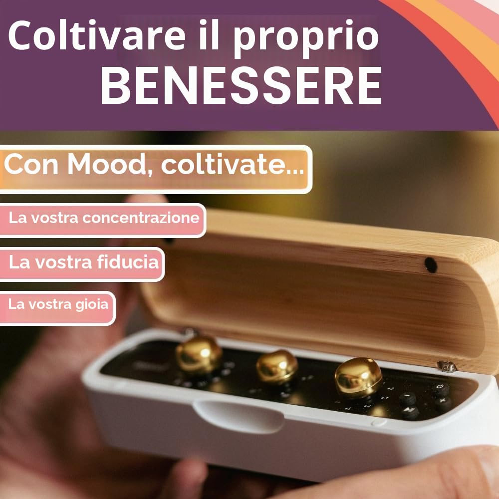 Morphée |Mood - Box Meditazione Guidata per Coltivare il Suo Benessere e Rilassarsi | 600 Sessioni Audio Guidate per Meditare | Sviluppa la tua Concentrazione, Fiducia e Gioia | Audio in Italiano