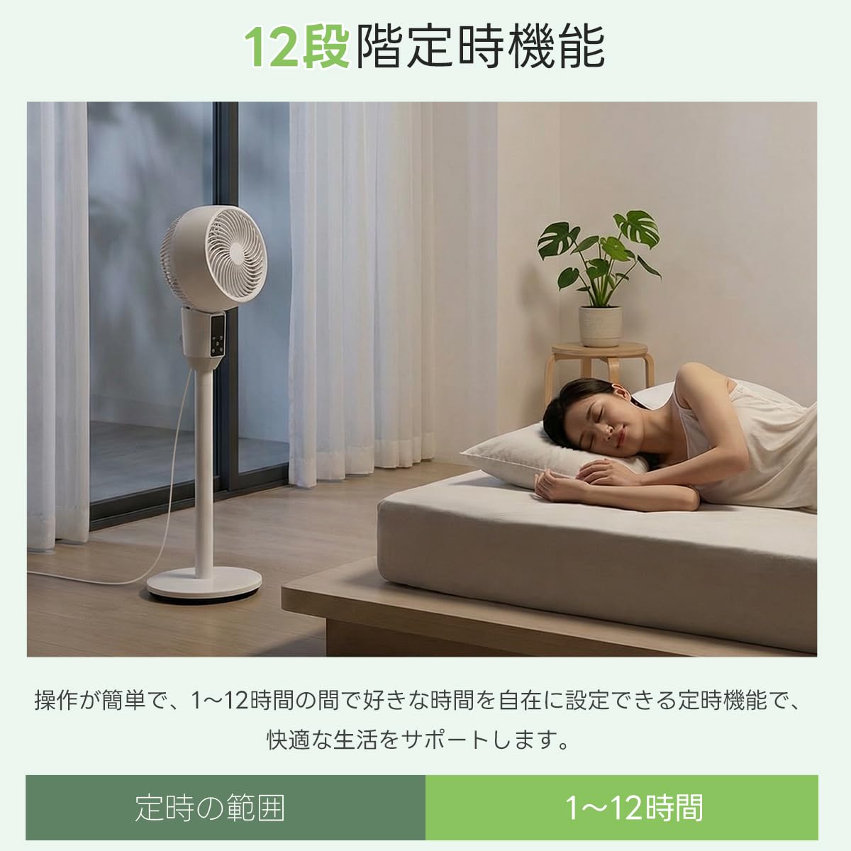 Amazon | 【2026新登場】サーキュレーター dcモーター 静音 首振り