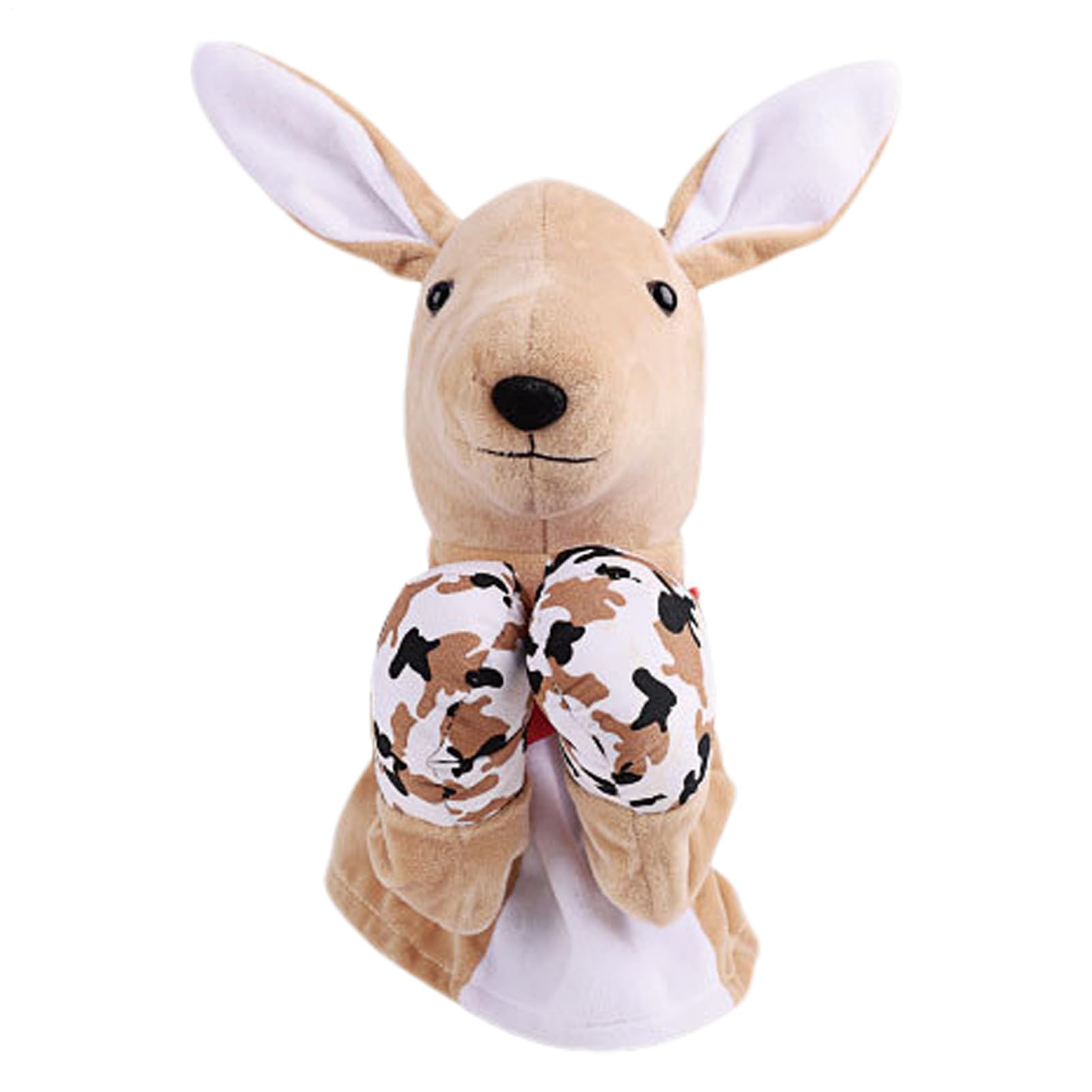 Marionnette à main animaux kung fu peluche interactive boxe avec sons - 8