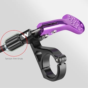 JFOYH Mountain Bike Dropper Post Remote Lever Kit for External and Internal Routing Dropper Seatpost