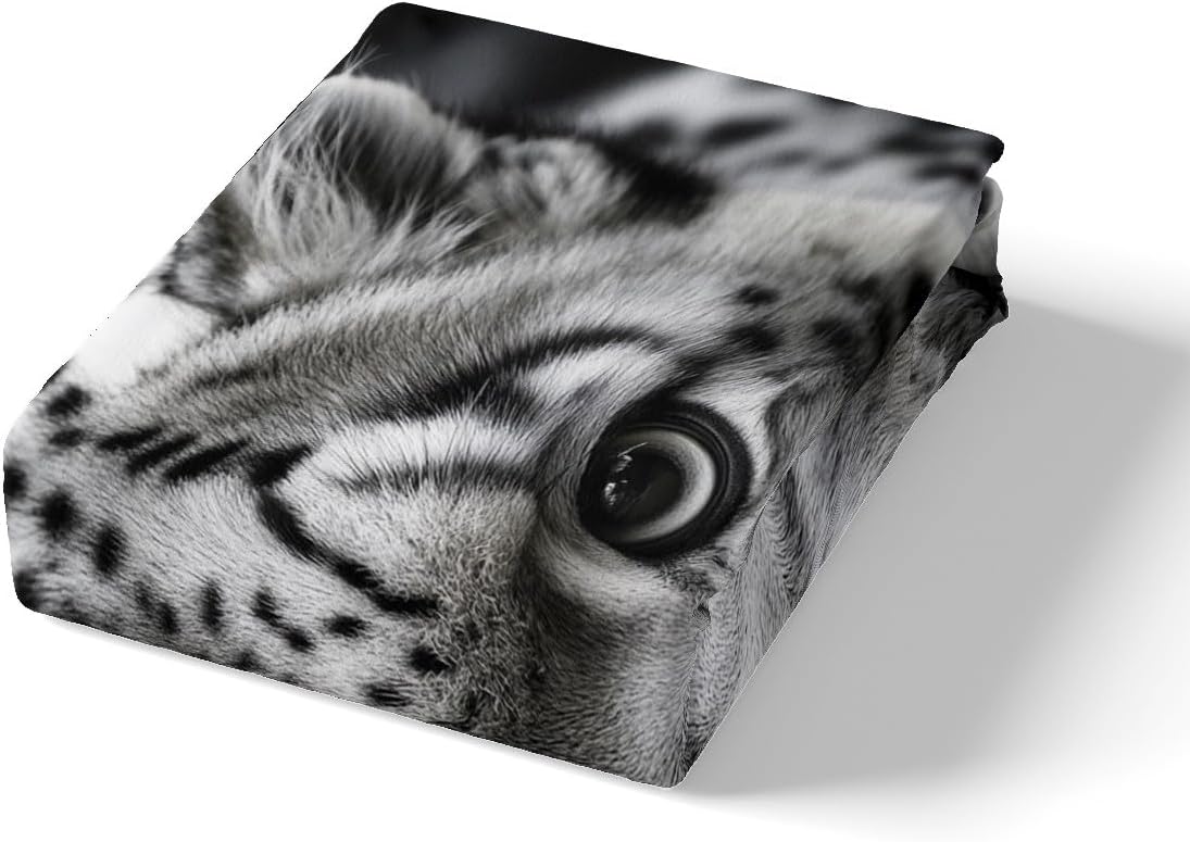 Erosebridal Leopard Duvet Cover Cheetah Head Comforter Cover Leopard Print Bedding Set Savanna Wildlife Print Quilt Cover for Kid Youth Boy Men 3 Pcs Full Size Soft Luxury Microfiber