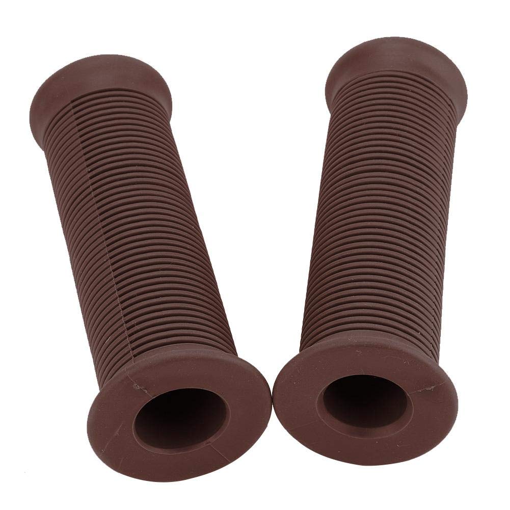 Poignées De Guidon Moto Vintage - Paire Universelle 22 Mm, Couleurs Variées, Finitions Diagonales