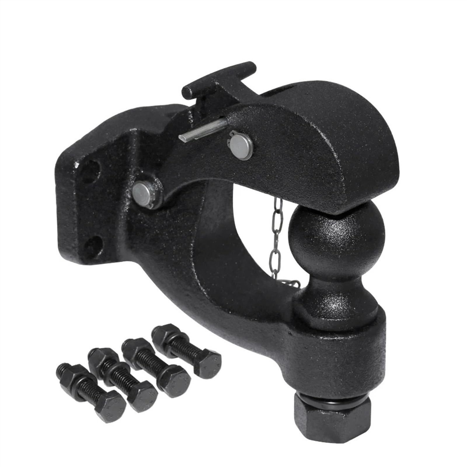 hak holowniczy Hak holowniczy Pintle Hook Hitch 2" 50mm Ball Towing Heavy Duty 5 TON Hak holowniczy do samochodu Części do kamperów Przyczepa kempingowa Akcesoria do kamperów Złącza przyczep(2 Inch Ba