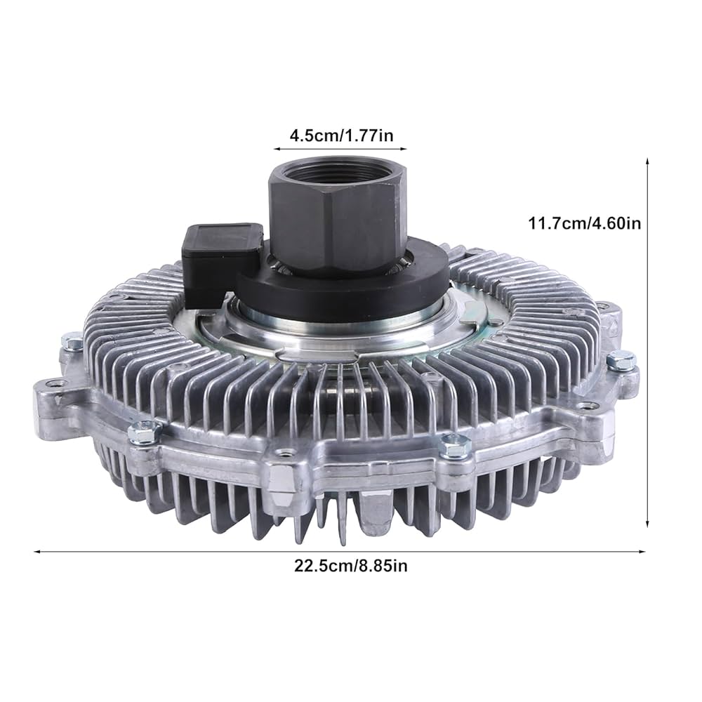 フルクラムWind55db Electronic Radiator Cooling Fan Clutch Compatible for Ram