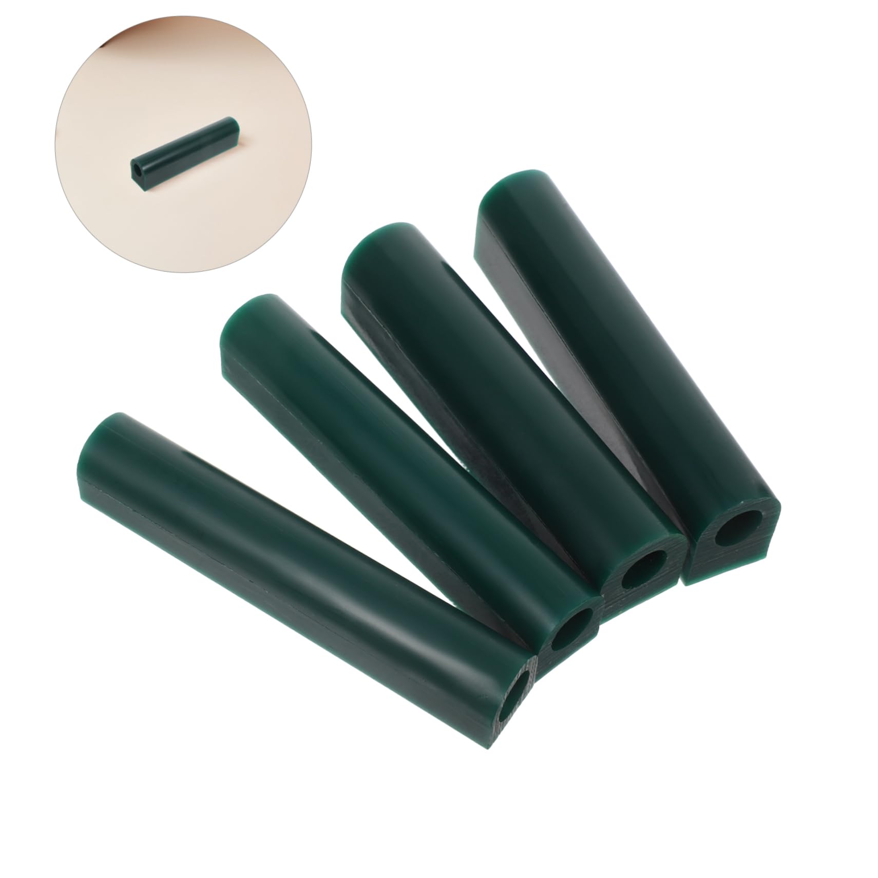 Homoyoyo Stampo per Cera Anelli 4 Pezzi Tubo di Cera per Fusione Foro Centrale Preciso Strumenti Intaglio per Creazione Gioielli Hobby e Officine
