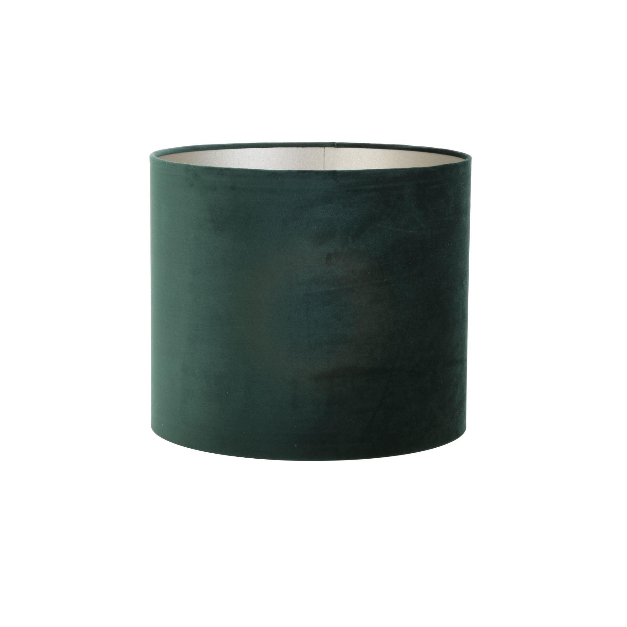 Light & Living Lampenschirm Zylinder Velours - Dutch Green - Ø40x30cm | Zylinder - Modern - Samt