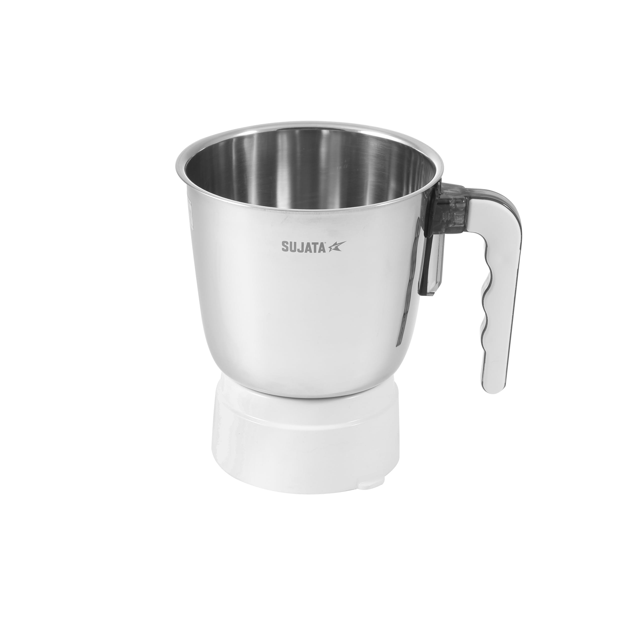 Sujata 1000ml Grinding Jar | Compatible with All 900W Mixer Grinders| Food-Grade SS Blades for Spices, Masalas, Pulses & Cereals | Heavy Duty Metal Coupler | White — Amazon image 3
