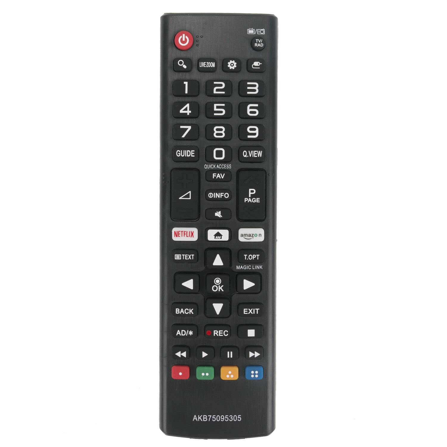 Universal Remote for LG TV Remote Control (All Models) Compatible with OLED55C9PUA and All LG Smart TV LCD LED 3D HDTV AKB75375604 AKB75095307