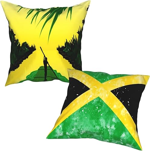 Miniatura 2 de Juego de 2 fundas de almohada decorativas de colibrí para sofá, diseño de flores, pájaros, de algodón, 18 x 18 pulgadas, 17.7 x 17.7 in, para sofá,