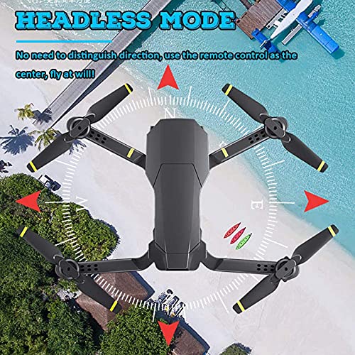 MXCYSJX Drohne Mit 4K HD Kamera, WiFi 100M Live Übertragung, Quadrocopter Ferngesteuert Mit 120° Weitwinkel Kamera… – Bild 8